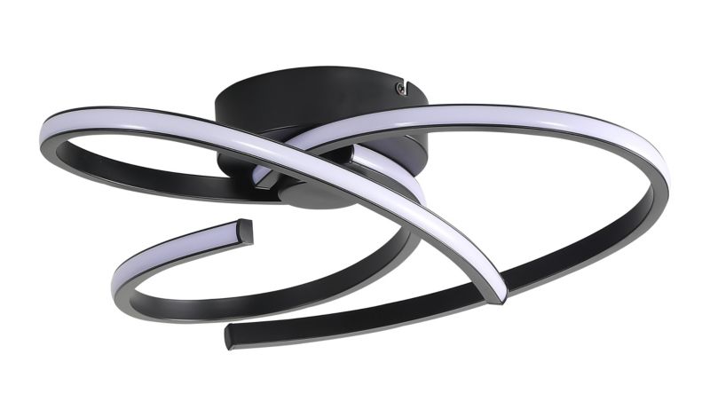 LED-loftlampe Samana 2100 lm 3000 K Sort Dæmpbar