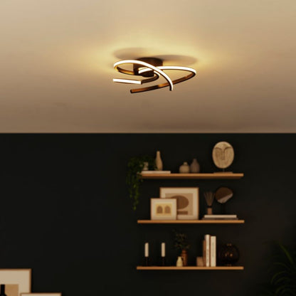 LED-loftlampe Samana 2100 lm 3000 K Sort Dæmpbar