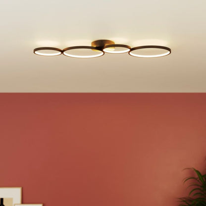 LED-loftlampe Samana 2700 lm 3000 K Sort Mat DIM
