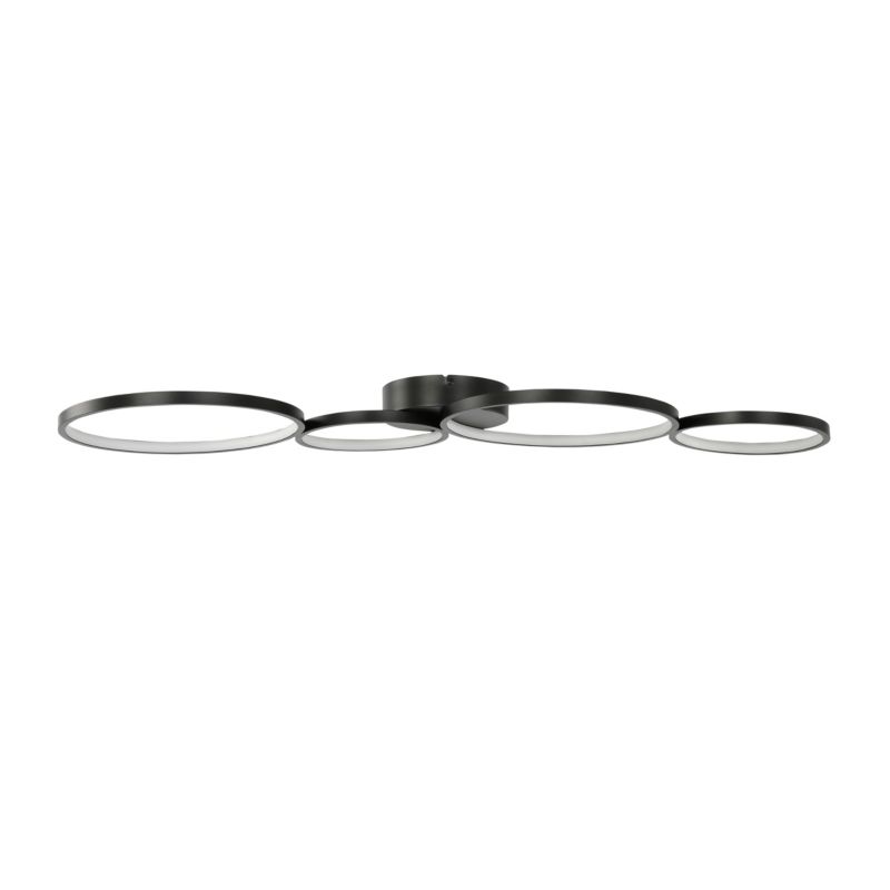 LED-loftlampe Samana 2700 lm 3000 K Sort Mat DIM