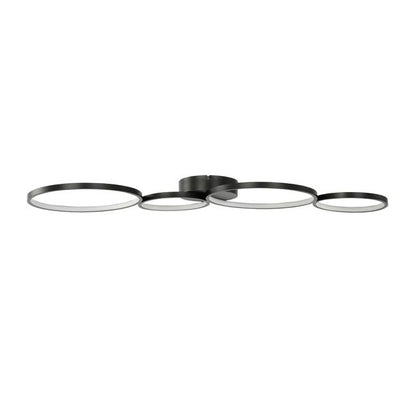 LED-loftlampe Samana 2700 lm 3000 K Sort Mat DIM