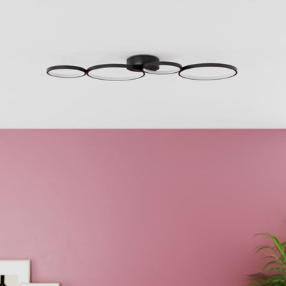 LED-loftlampe Samana 2700 lm 3000 K Sort Mat DIM