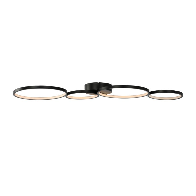 LED-loftlampe Samana 2700 lm 3000 K Sort Mat DIM