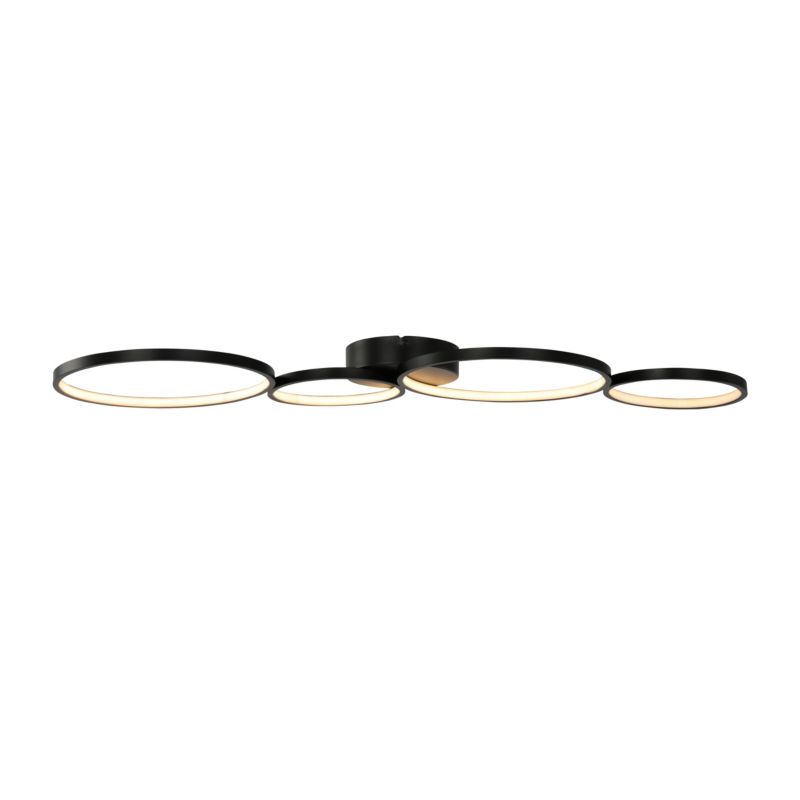 LED-loftlampe Samana 2700 lm 3000 K Sort Mat DIM