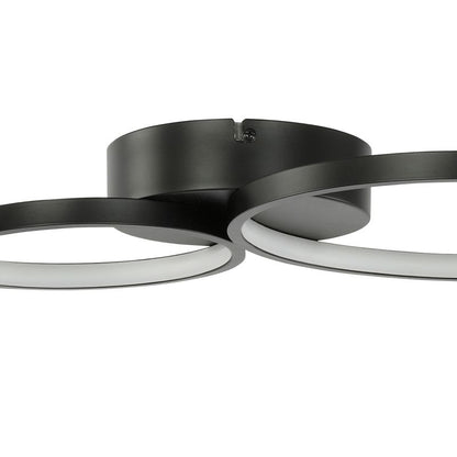 LED-loftlampe Samana 2700 lm 3000 K Sort Mat DIM