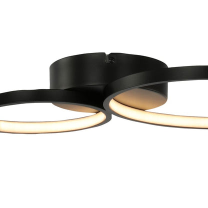 LED-loftlampe Samana 2700 lm 3000 K Sort Mat DIM