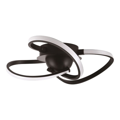 LED-loftlampe Mabern 1400 lm 3000 K Sort