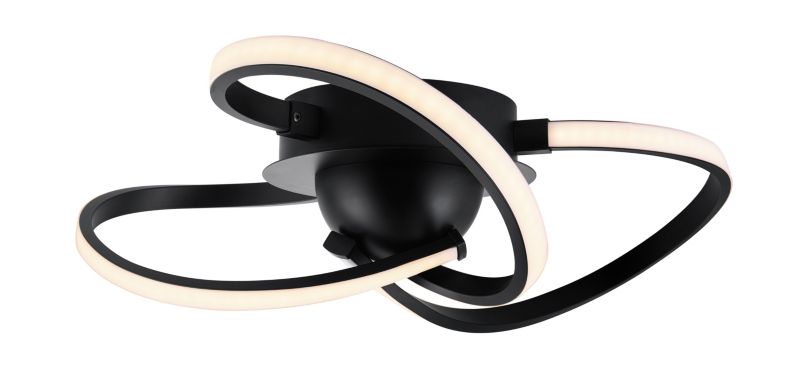 LED-loftlampe Mabern 1400 lm 3000 K Sort