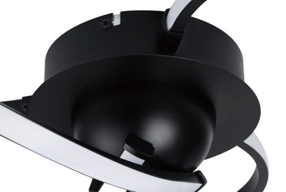 LED-loftlampe Mabern 1400 lm 3000 K Sort