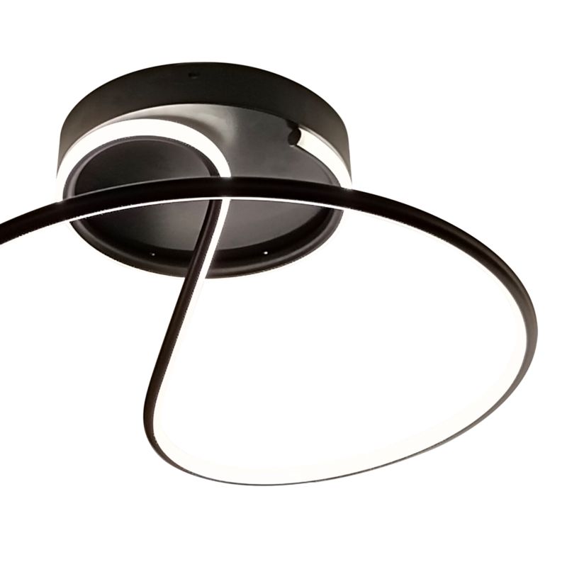 LED-loftlampe Milagro Delta 30 W Sort