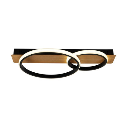 LED-loftlampe Rowena 14W Sort 52x30 cm