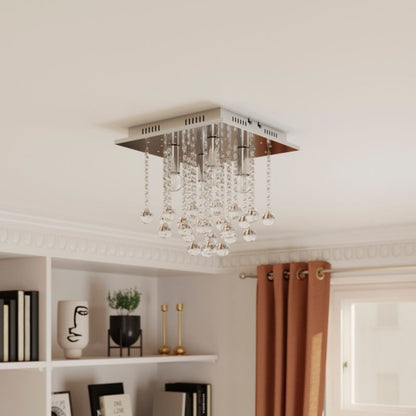 Loftslampe Libertas 4 x E14 Krom 32x32 cm