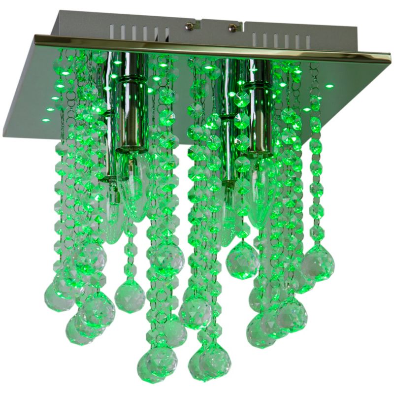 Loftslampe Libertas 4 x E14 Krom 32x32 cm