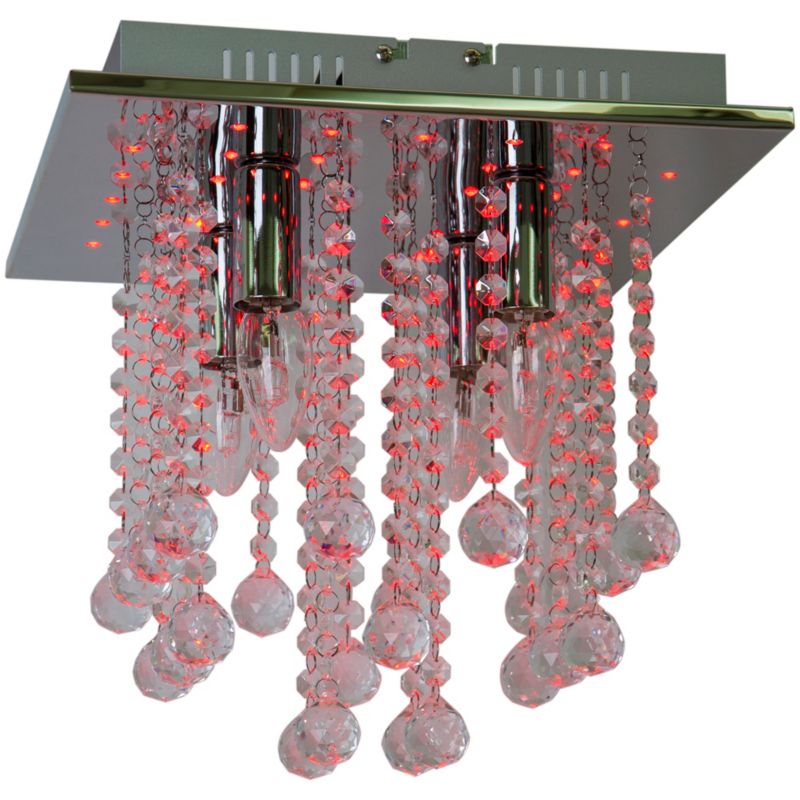 Loftslampe Libertas 4 x E14 Krom 32x32 cm