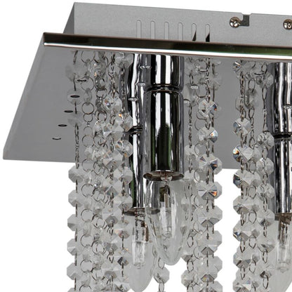 Loftslampe Libertas 4 x E14 Krom 32x32 cm