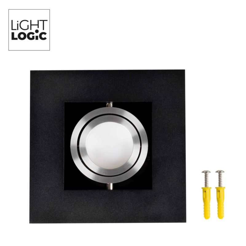 LightLogic LL CEILING LAMP 01B 31380 sort overflademonteret spotlampe, 1 stk.