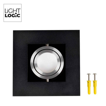 LightLogic LL CEILING LAMP 01B 31380 sort overflademonteret spotlampe, 1 stk.