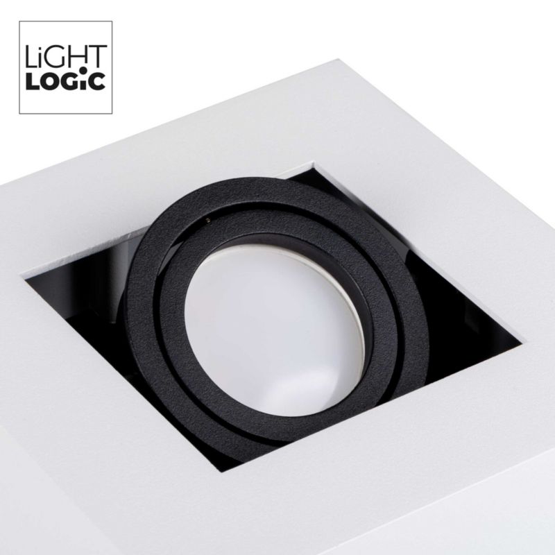 LightLogic LL CEILING LAMP 01W 31381 hvid overflademonteret loftlampe, 1 stk.