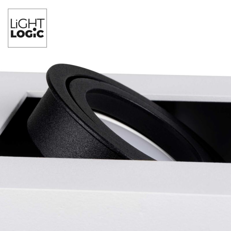 LightLogic LL CEILING LAMP 01W 31381 hvid overflademonteret loftlampe, 1 stk.