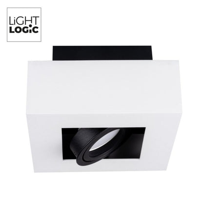 LightLogic LL CEILING LAMP 01W 31381 hvid overflademonteret loftlampe, 1 stk.