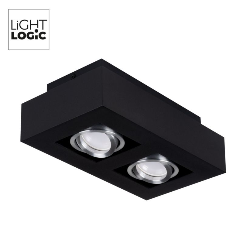 LightLogic LL CEILING LAMP 02B 31382 dobbel overflademonteret loftlampe 1 stk.