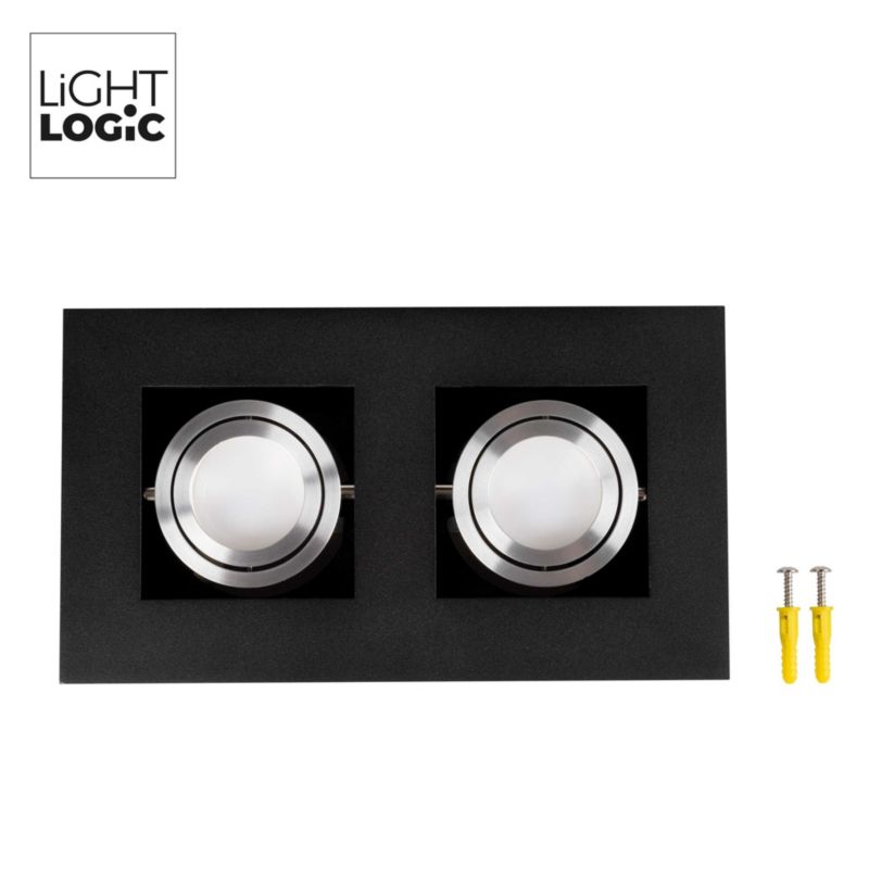 LightLogic LL CEILING LAMP 02B 31382 dobbel overflademonteret loftlampe 1 stk.