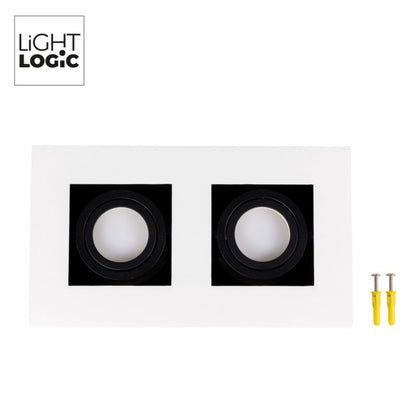 LightLogic LL CEILING LAMP 02W 31383 dobbelt overflademonteret loftlampe 1 stk.