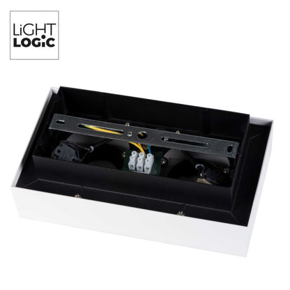 LightLogic LL CEILING LAMP 02W 31383 dobbelt overflademonteret loftlampe 1 stk.