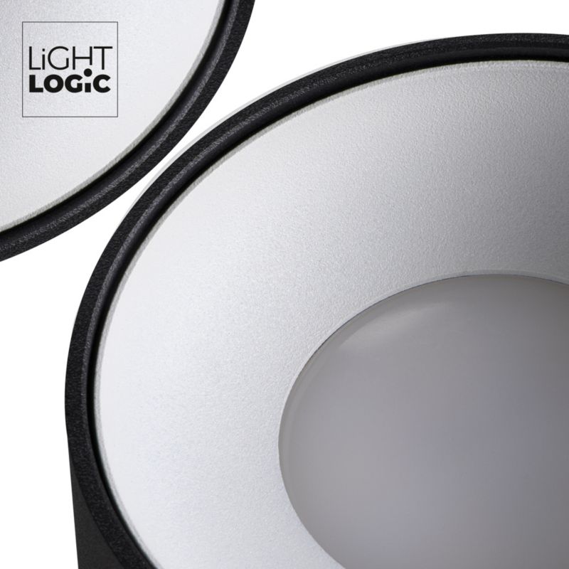 LightLogic LL CEILING LAMP 03B/W loftlampe, overflademonteret, 1 stk.