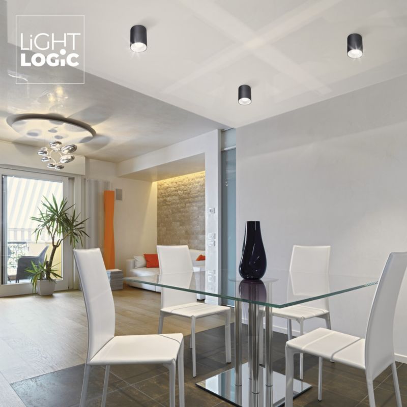 LightLogic LL CEILING LAMP 03B/W loftlampe, overflademonteret, 1 stk.