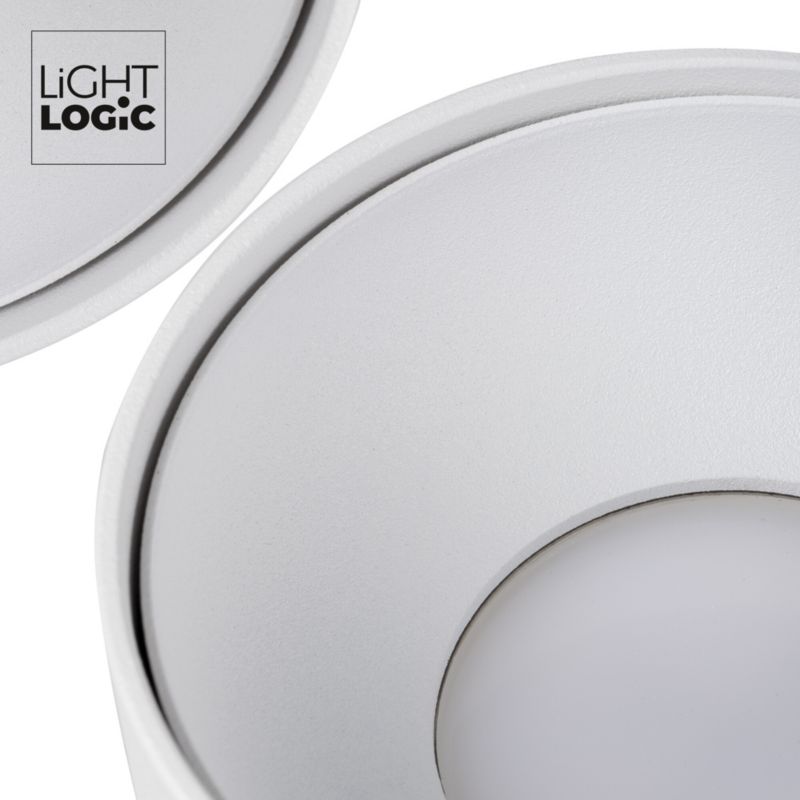 LightLogic LL CEILING LAMP 03W/W 31452 overflademonteret loftlampe rør 1 stk.