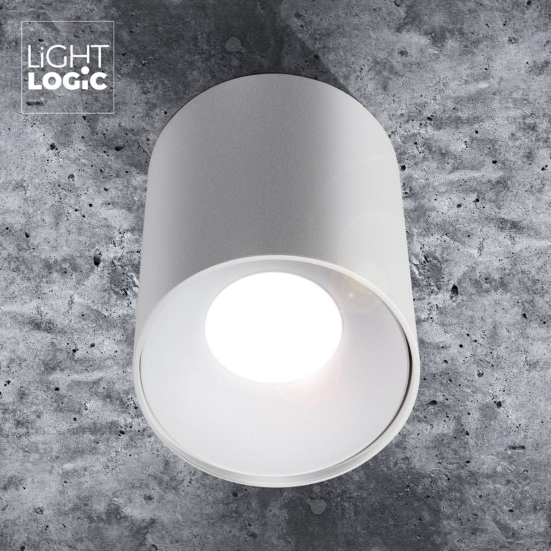LightLogic LL CEILING LAMP 03W/W 31452 overflademonteret loftlampe rør 1 stk.