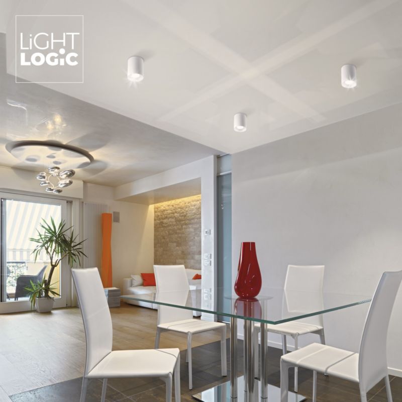 LightLogic LL CEILING LAMP 03W/W 31452 overflademonteret loftlampe rør 1 stk.
