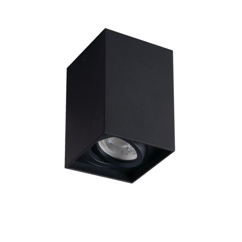 LightLogic LL CUKI GU10 B sort loftspot, 1 stk.