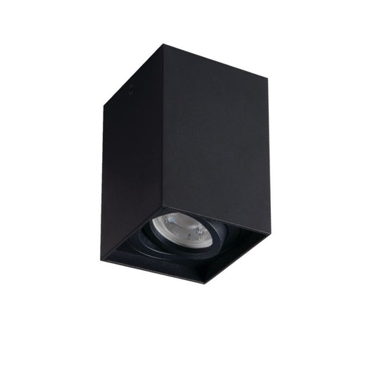 LightLogic LL CUKI GU10 B sort loftspot, 1 stk.