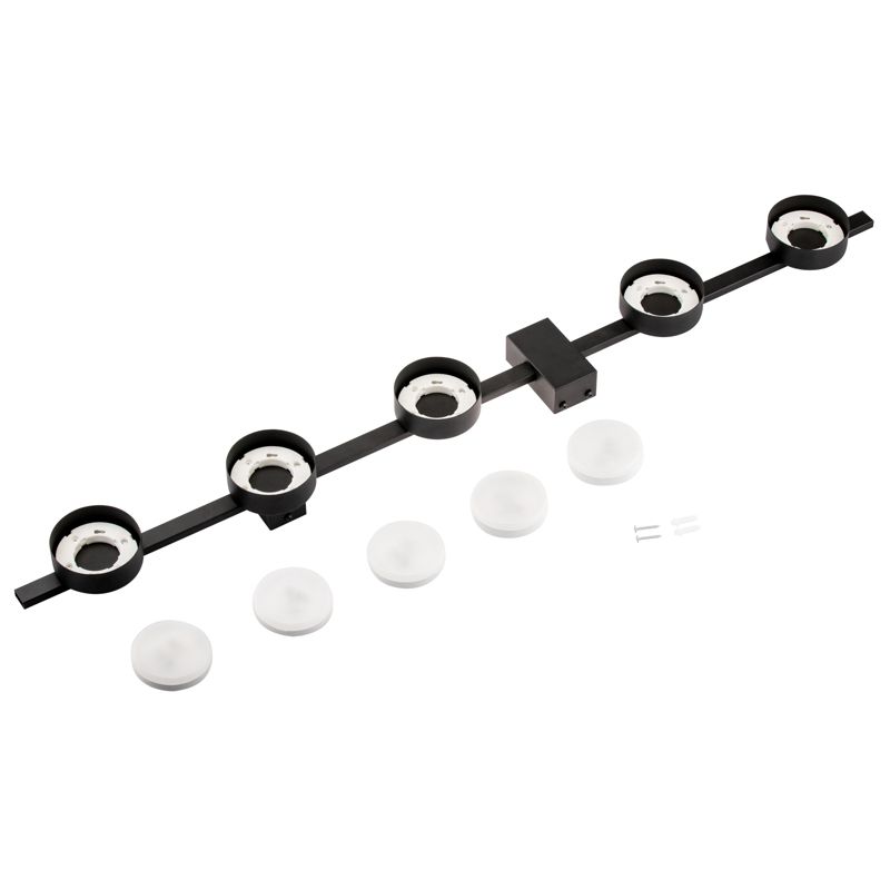 Loftslampe OVILO 5x GX53 Sort Aluminium 98 cm