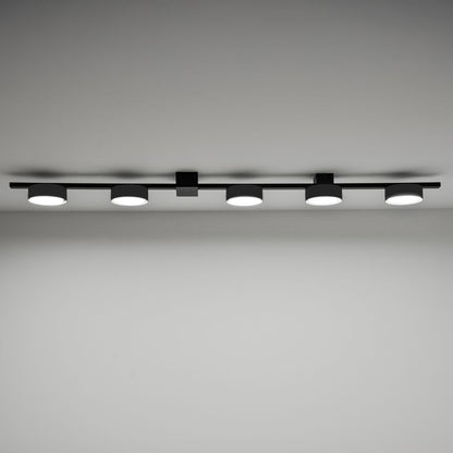 Loftslampe OVILO 5x GX53 Sort Aluminium 98 cm