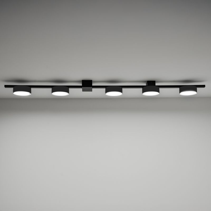 Loftslampe OVILO 5x GX53 Sort Aluminium 98 cm