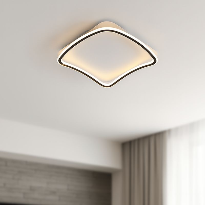 Loftslampe Milagro Cali LED 30 W 40x40 cm Hvid
