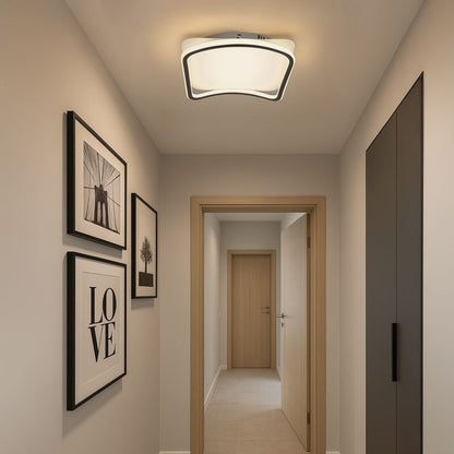 Loftslampe Milagro Cali LED 30 W 40x40 cm Hvid