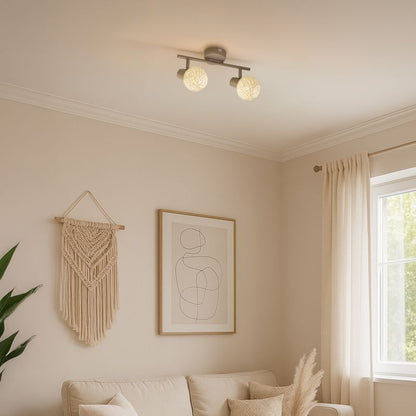 Loftslampe Milagro Dex 2xE14 Beige