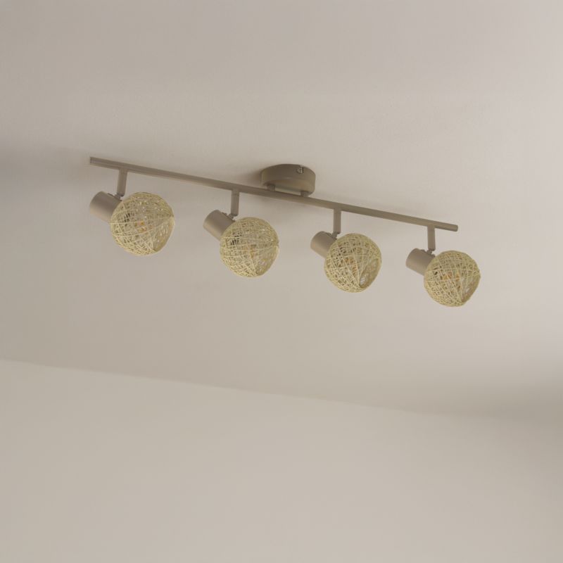 Loftslampe Milagro Dex 4xE14 Beige
