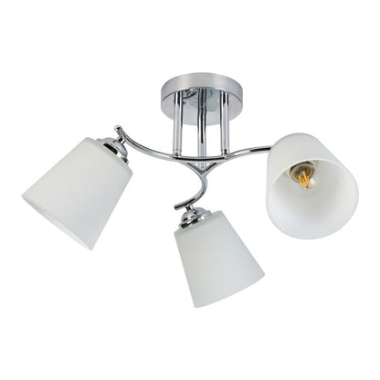 Loftslampe Milagro Pafos 3x E27 Krom