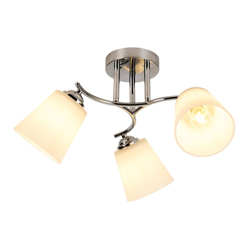 Loftslampe Milagro Pafos 3x E27 Krom