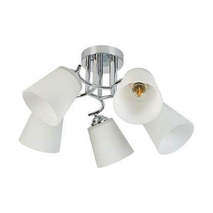 Loftslampe Milagro Pafos 5 x E27 Krom