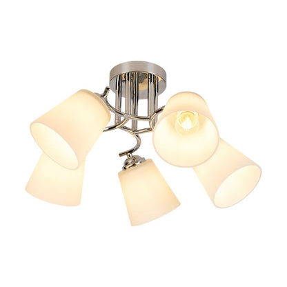 Loftslampe Milagro Pafos 5 x E27 Krom