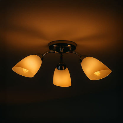 Loftslampe Portos 3 x E14 Krom
