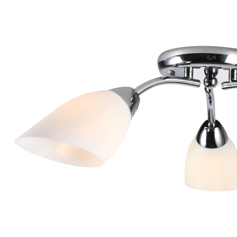 Loftslampe Portos 3 x E14 Krom