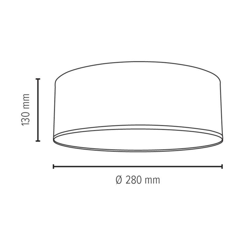 SPOT Light loftlampe 1xLED 13W harmonisk hvid i klassisk stil, polsk producent, 1 stk.