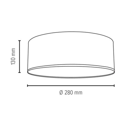 SPOT Light loftlampe 1xLED 13W harmonisk hvid i klassisk stil, polsk producent, 1 stk.